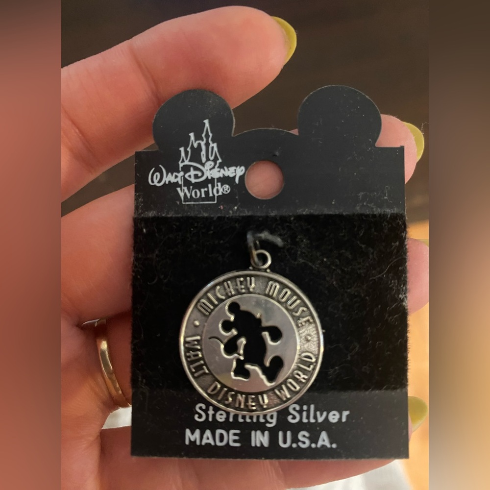 Sterling silver Mickey Mouse charm!